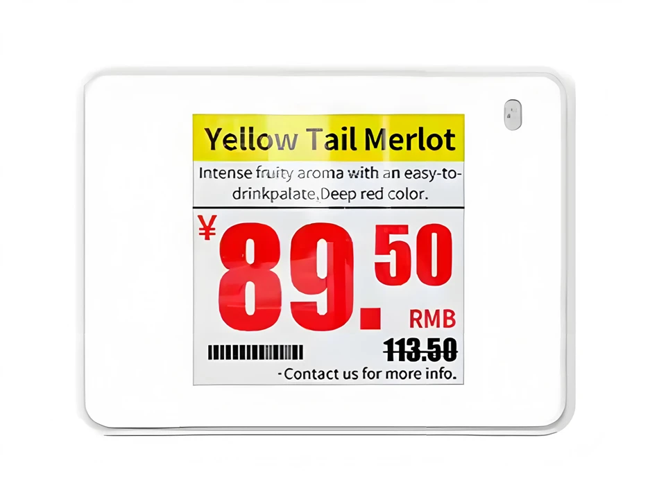 1.54 انچ چار رنگ اليڪٽرانڪ قيمت ٽيگ