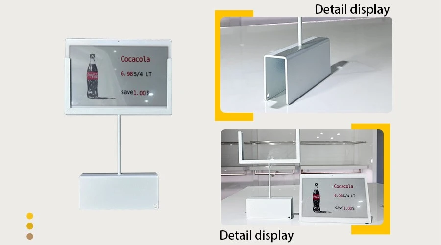 7.3 Inch Electronic Price Tag Metal Insert Channel 7.3 Inch Electronic Price Tag Metal Insert Channel